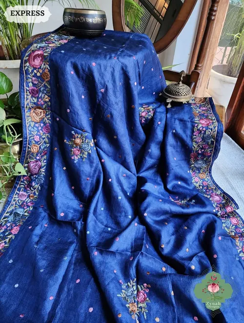 Premium Pure Munga Tussar Silk Saree – Classic & Luxurious